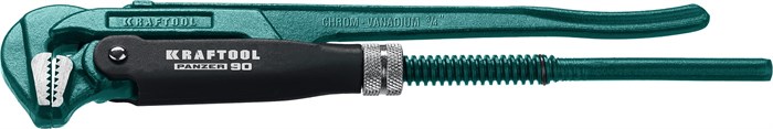 KRAFTOOL PANZER-90, №0, 3/4″, 280 мм, трубный ключ с прямыми губками (2734-05) 00022488