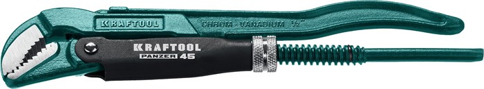 KRAFTOOL PANZER-45, №0, 1/2″, 250 мм, трубный ключ с изогнутыми губками (2735-05) 00022500