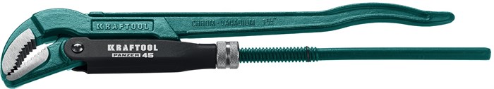 KRAFTOOL PANZER-45, №2, 1.5″, 440 мм, трубный ключ с изогнутыми губками (2735-15) 00022504
