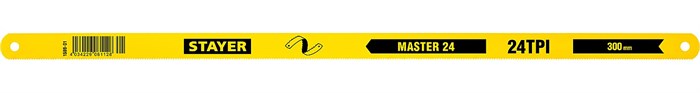 STAYER MASTER-24, 24 TPI, 300 мм, 1 шт, коробка 50 шт, полотно по металлу (1589-24-1) 00023130
