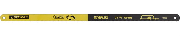 STAYER FLEX, 24 TPI, 300 мм, 10 шт, биметаллическое полотно по металлу, Professional (15932-S10) 00023134