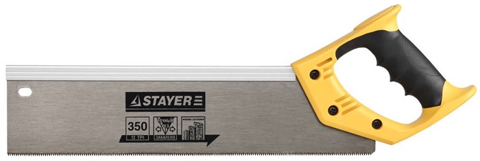 STAYER Cobra 12, 350 мм, ножовка для стусла c обушком, Professional (15365-35) 00023157