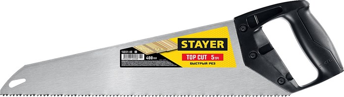 STAYER TopCut, 400 мм, ударопрочная ножовка (15061-40) 00023161