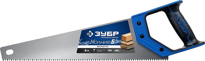 ЗУБР Молния-5, 400 мм, ножовка по дереву, Профессионал (15075-40) 00023253