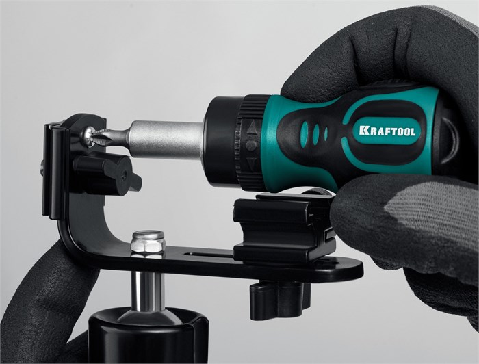 KRAFTOOL Kompakt-6, 6 предм., с битами, реверсивная отвертка (26190-H7) 00023626