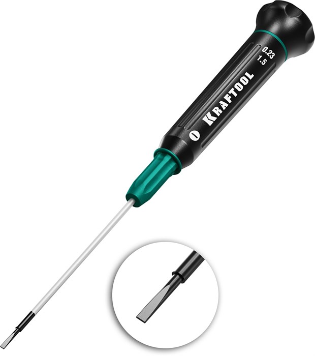 KRAFTOOL Precision SL1.5, отвертка для точных работ (25681-1.5) 00023675