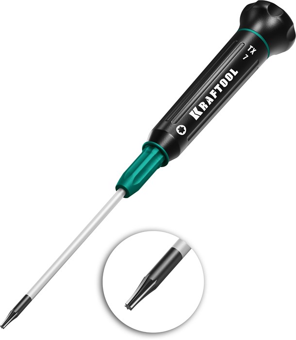 KRAFTOOL Precision TX7, отвертка для точных работ (25684-07) 00023684