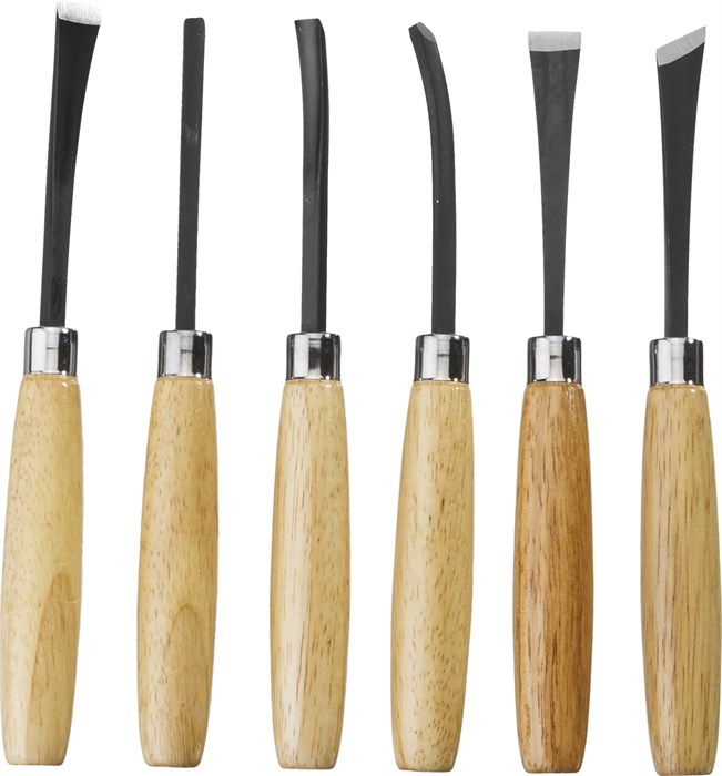 STAYER MaxCut 6 предм, набор фигурных стамесок-резцов по дереву (1832-H6) 00023858