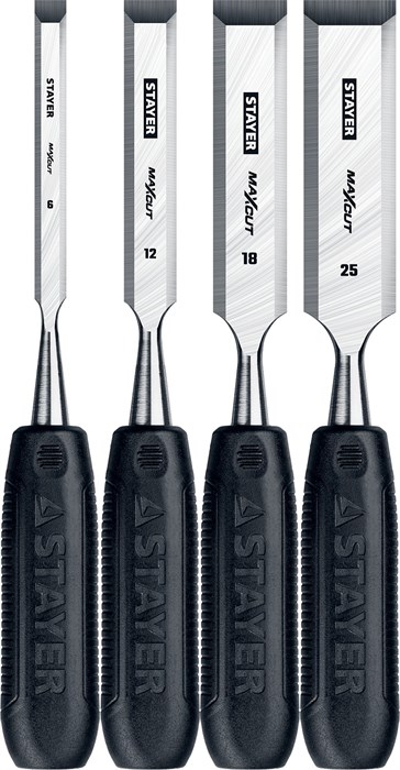 STAYER Max-Cut, 4 предм, набор стамесок (1820-H4) 00023894