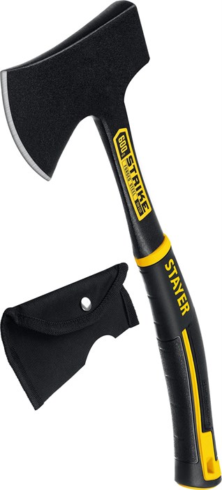 STAYER STRIKE, 600/850 г, 330 мм, цельнометаллический топор, Professional (2065-06) 00023960