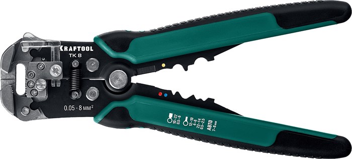 KRAFTOOL TK-8, 0.05 - 8 мм2, автоматический стриппер (22637) 00024423
