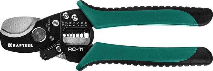 KRAFTOOL RC-11, 2 в 1, кабельные ножницы (22696-2) 00024456