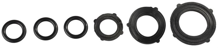 GRINDA GR-1, 1/2″, 3/4″, 1″, для быстросъёмной поливочной системы, резиновые прокладки, 6 шт, набор (8-426387) 00024915