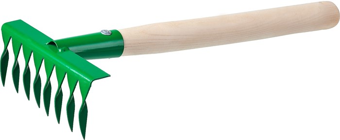 РОСТОК 160 x 62 x 405 мм, 8 витых зубцов, садовые грабельки (39613) 00025421