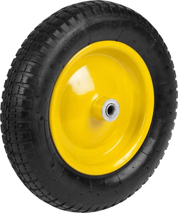 GRINDA WP-16, 3.25″ х 360 мм, для тачек (арт. 422396, 422399), стальной диск, подшипник - 16 мм, пневматическое колесо (422405) 00025603