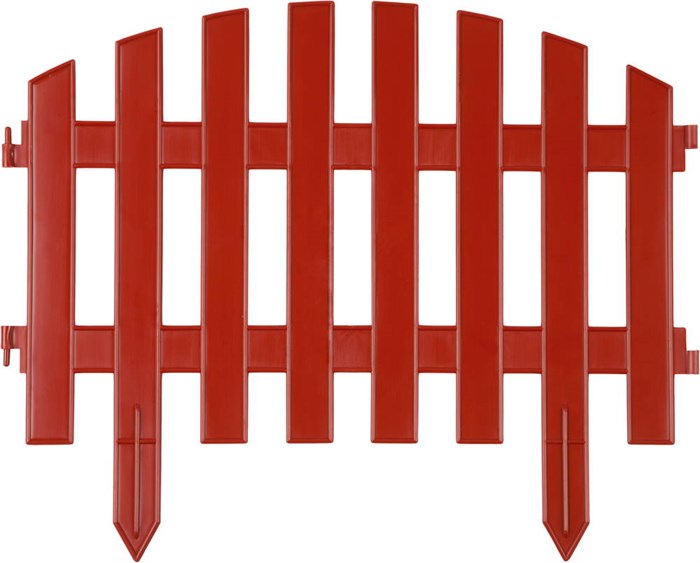 GRINDA Ар Деко, 28 х 300 см, терракот, 7 секций, декоративный забор (422203-T) 00026068