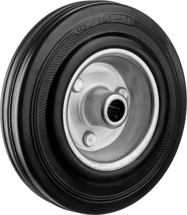 ЗУБР d 125 мм, г/п 100 кг, игольчатый подшипник, резина/металл, колесо, Профессионал (30936-125) 00026978