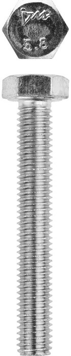 ЗУБР ГОСТ 7798-70, кл. пр. 5.8, M8 х 55 мм, цинк, 5 кг, болт (303080-08-055) 00027093