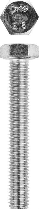 ЗУБР ГОСТ 7798-70, кл. пр. 5.8, M8 х 70 мм, цинк, 5 кг, болт (303080-08-070) 00027096