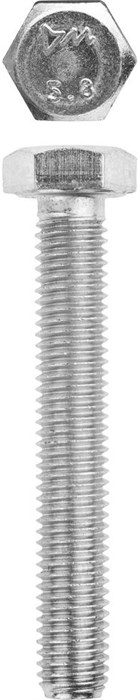 ЗУБР ГОСТ 7798-70, кл. пр. 5.8, M12 х 80 мм, цинк, 5 кг, болт (303080-12-080) 00027126