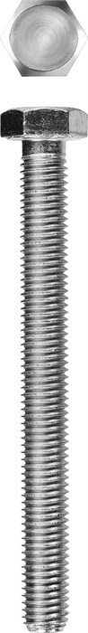 ЗУБР ГОСТ 7798-70, кл. пр. 5.8, M12 х 120 мм, цинк, 5 кг, болт (303080-12-120) 00027129
