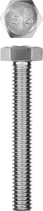 ЗУБР ГОСТ 7798-70, кл. пр. 5.8, M6 х 40 мм, цинк, 5 шт, болт (303086-06-040) 00027153