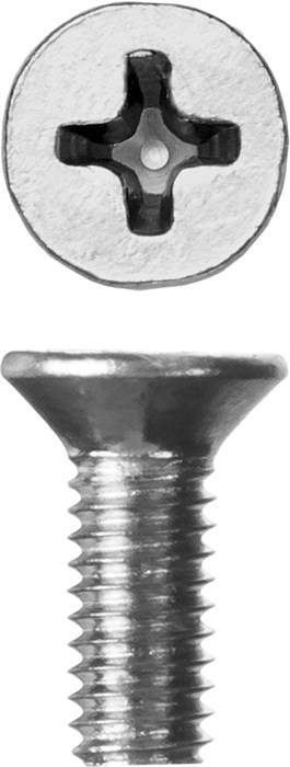 ЗУБР DIN 965, кл. пр. 4.8, M3 х 8 мм, цинк, 5 кг, винт с потайной головкой (303110-03-008) 00027436