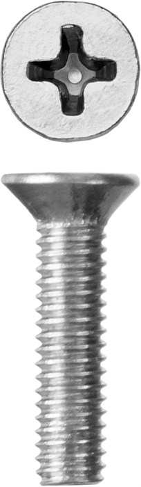 ЗУБР DIN 965, кл. пр. 4.8, M3 х 12 мм, цинк, 5 кг, винт с потайной головкой (303110-03-012) 00027438