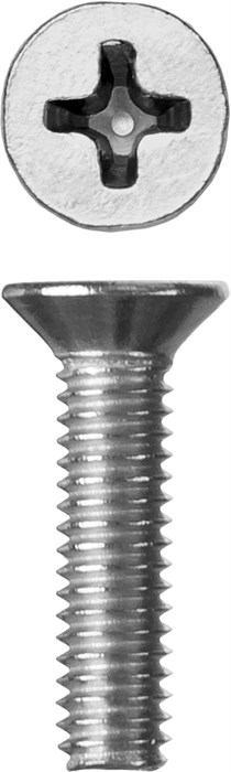 ЗУБР DIN 965, кл. пр. 4.8, M4 х 16 мм, цинк, 5 кг, винт с потайной головкой (303110-04-016) 00027445