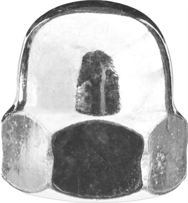 ЗУБР DIN 1587, M10, цинк, 5 кг, колпачковая гайка (303680-10) 00027613