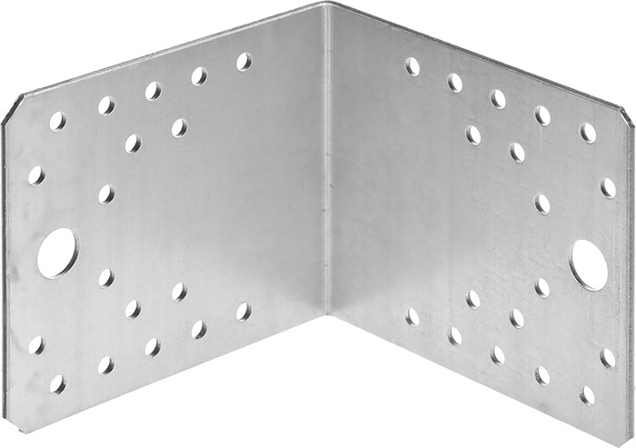 ЗУБР УК-2.0, 90 x 105 x 105 x 2 мм, цинк, крепежный уголок (310126-90-105) 00028042