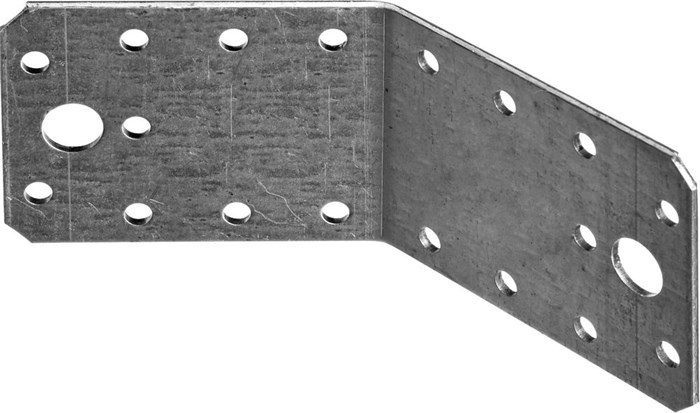 ЗУБР УК-135-2.0, 55 x 70 x 70 x 2 мм, 135 град, цинк, крепежный уголок (310136-55-070) 00028048