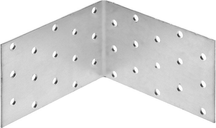 ЗУБР УКР-2.0, 60 x 100 x 100 x 2 мм, цинк, равносторонний крепежный уголок (310206-060-100) 00028088