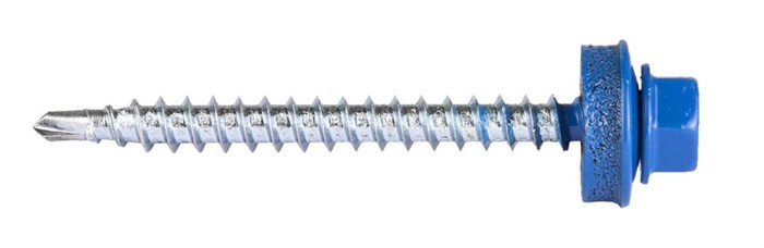 ЗУБР СКД 5005, 50 х 4.8 мм, синий насыщ., 250 шт (1,8 кг.), кровельный саморез, Профессионал (4-300315-48-050-5005) 00028876