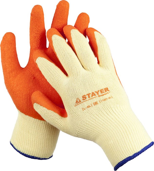 STAYER HARD PRO, L-XL, перчатки с рельефным латексным покрытием, особопрочные, противоскользящие, 10 класс (11407-XL) 00030648