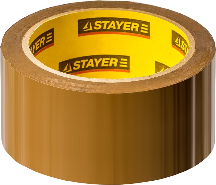 STAYER 48 мм, 60 м, 45 мкм, коричневая, клейкая лента (1207-50) 00031589