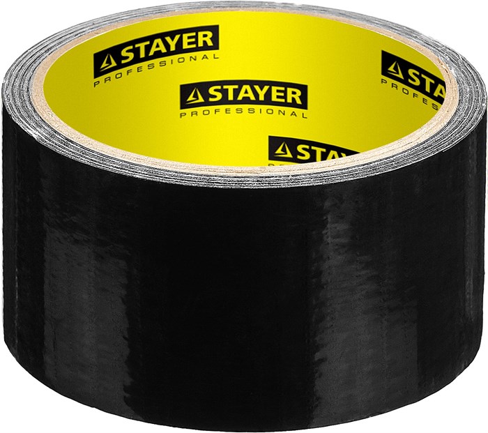 STAYER 48 мм, 10 м, черная, армированная лента, Professional (12086-50-10) 00031594