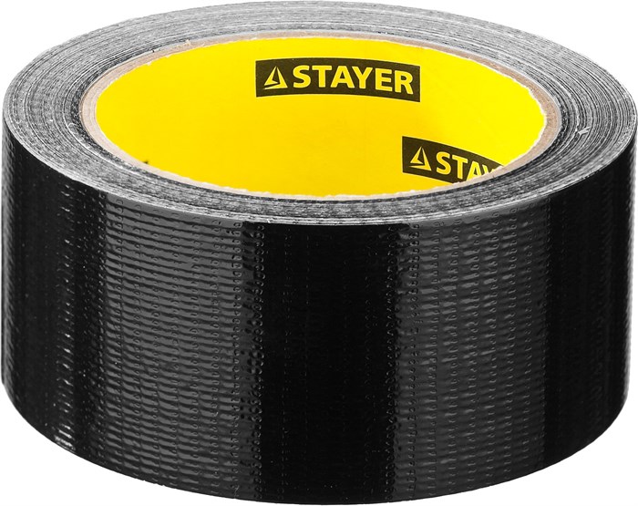 STAYER 48 мм, 25 м, черная, армированная лента, Professional (12086-50-25) 00031595