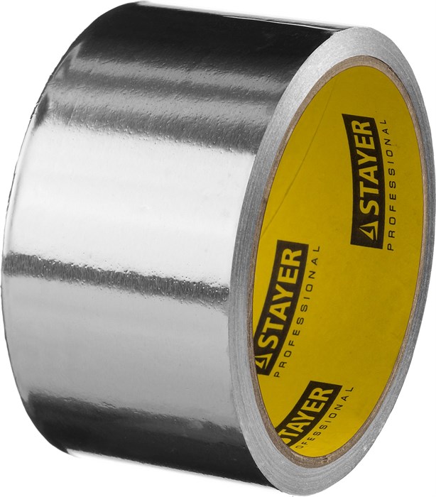STAYER ProTape, 50 мм, 10 м, до 120 °С, самоклеящаяся алюминиевая лента, Professional (12268-50-10) 00031617