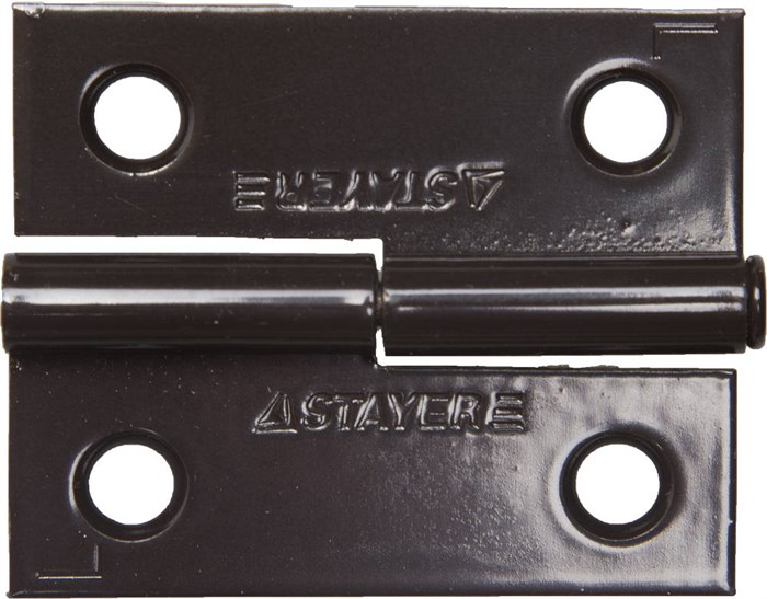 STAYER 50 x 43 x 1.8 мм, разъемная, левая, цвет коричневый, карточная петля (37613-50-3L) 00031823