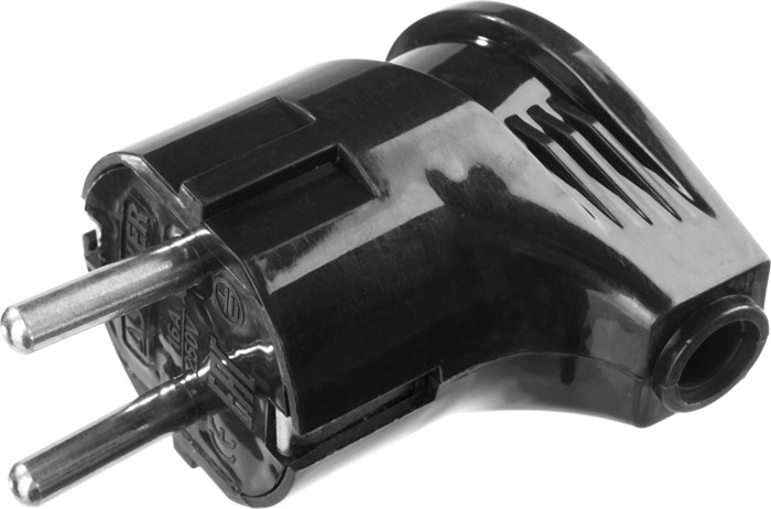 STAYER MAXElectro, черная, 16 А/220 В, 1300 Вт, угловая вилка (55161-B) 00032418
