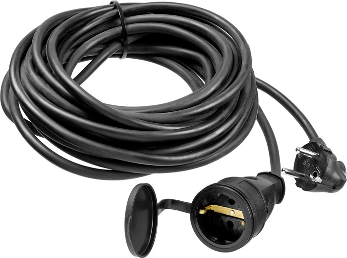 ЗУБР КГ-325-Ш, КГ, 3 х 2.5 мм2, 10 м, IP44, 4000 Вт, силовой удлинитель-шнур, Профессионал (55017-10) 00032608