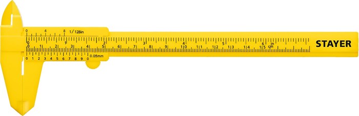 STAYER 150 мм, пластмассовый штангенциркуль (3440) 000596487
