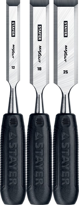 STAYER Max-Cut, 3 предм., набор стамесок (1820-H3) 000624464