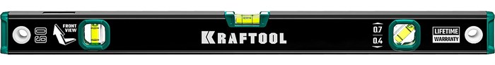 KRAFTOOL 600 мм, с зеркальным глазком, уровень (34781-60) 0001112395