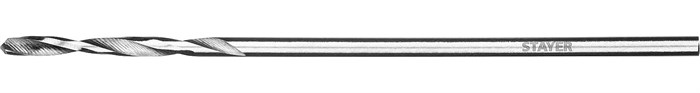 STAYER HSS-R, 1.0 х 34 мм, быстрорежущая сталь P6M5, сверло по металлу, Professional (29602-1) 0002152345