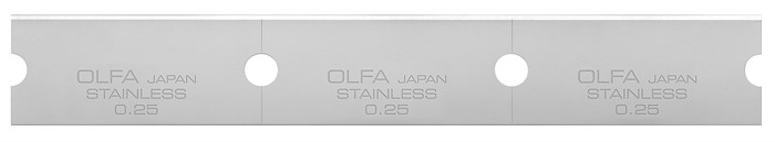 OLFA 30 шт, прямые лезвия GSR-1/3B GSR-2 для скребков 120 мм (OL-GSB-1S) 0002178798