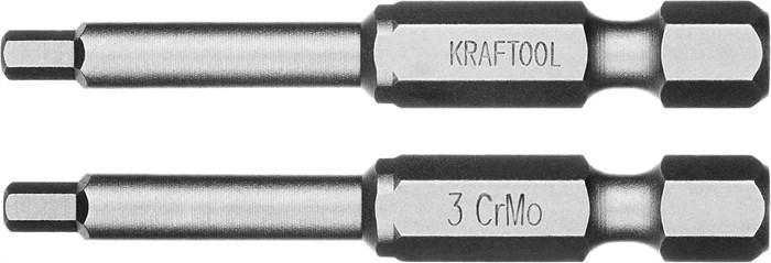 KRAFTOOL X-Drive Hex 3, 50 мм, 2 шт, торсионные биты (26127-3-50-2) 0002179198