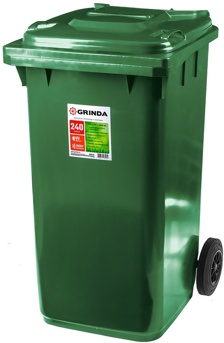 GRINDA МК-240, 240 л, 730 х 580 х 1060 мм, мусорный контейнер (3840-24) 0002189819