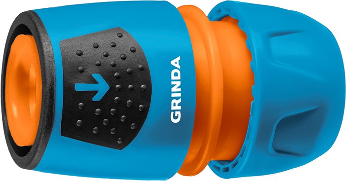 GRINDA TU, 1/2″ - 3/4″, пластиковый с TPR, универсальный, для шланга, быстросъемный соединитель, PROLine (8-426225) 0002278147